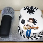 Open Mic Themed 18th Birthday Cake