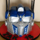 Optimus Transformer Birthday Cake