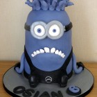 Purple Minion Birthday Cake