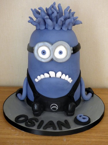 Purple Minion Birthday Cake