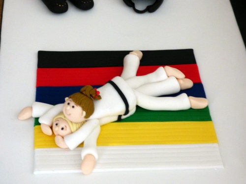 Tae Kwon-Do Black Belt Novelty Cake