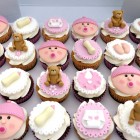 Baby Shower Christening Cupcakes Girl