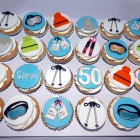 Ski Themed Cupcakes