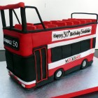 Swanage open top bus cake
