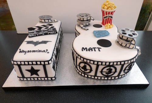 film cinema themed 18th Birthday cake