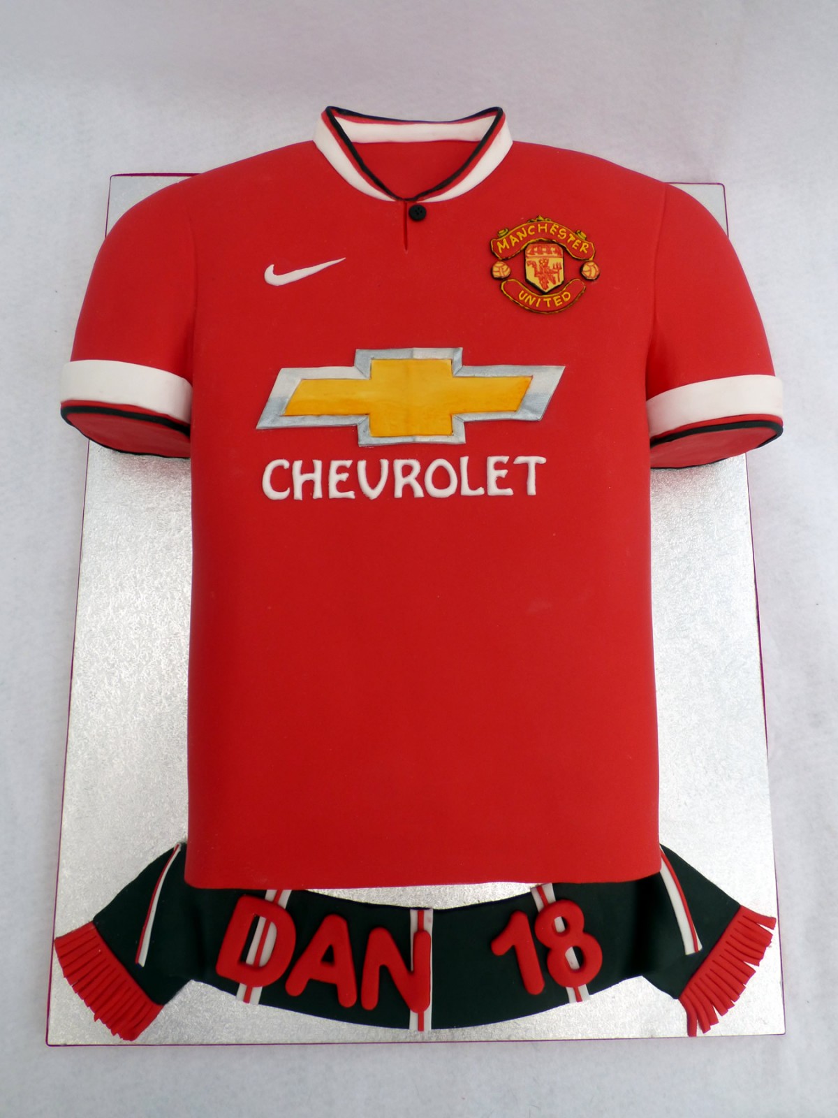 Man Utd 2015 Football Shirt Cake | Susie's Cakes