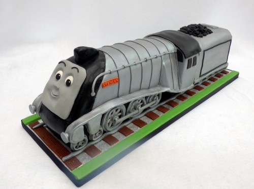 spencer thomas the tank engine train birthday cake