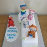 waybuloo characters 1st birthday cake with a guest appearance from elmo thumbnail