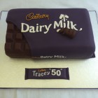 cadbury's dairy milk chocolate bar inspired birthday cake