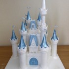 disney castle themed birthday cake