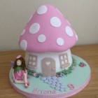 fairy toadstool birthday cake