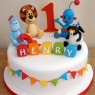 favourite toys 1st birthday cake thumbnail