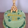 giraffe themed birthday cake thumbnail