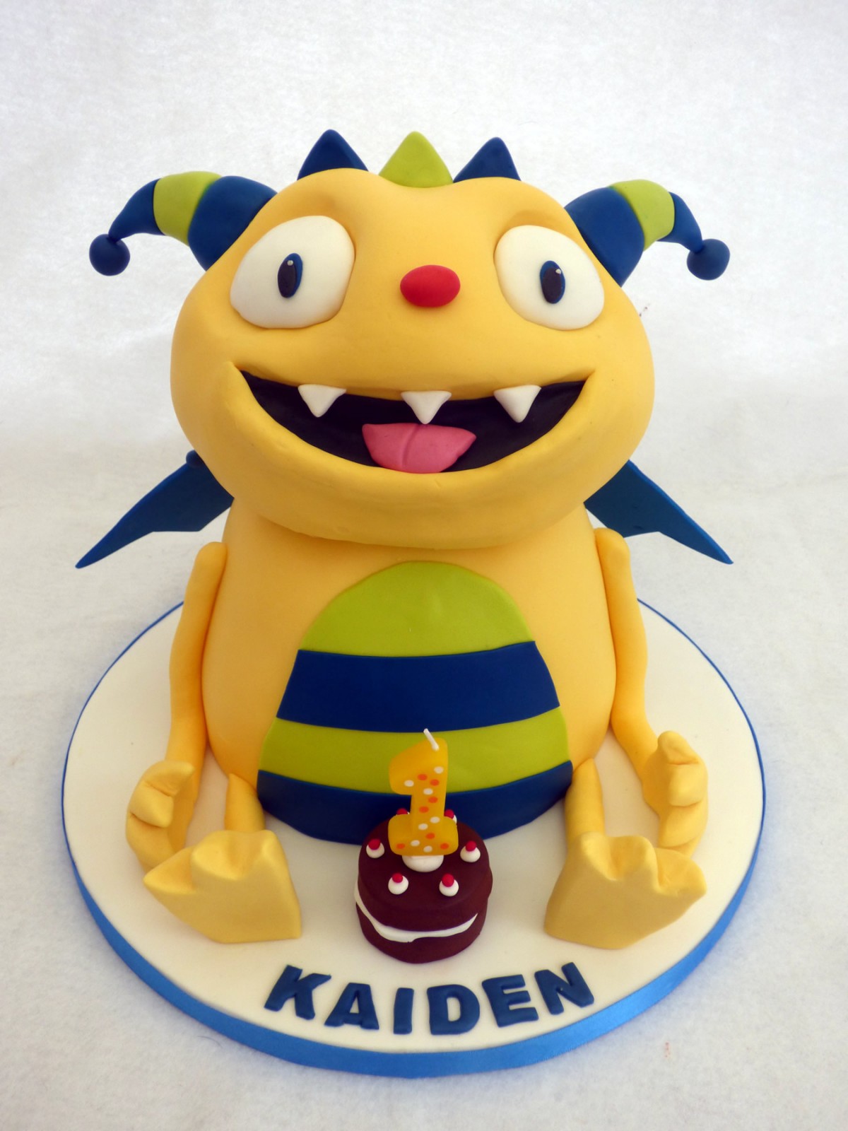 Reviewer in the middle of nowhere Far away Henry Hugglemonster Character Birthday Cake | Susie's Cakes