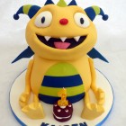 henry hugglemonster character birthday cake
