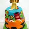 lion king 3 tier birthday cake sponge poole dorset detail 1 thumbnail