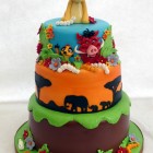 lion king 3 tier birthday