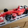 michael schumacher's ferrari racing car birthday cak thumbnail