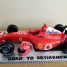 michael schumacher's ferrari racing car birthday cak thumbnail