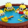 minions in a hot tub birthday cake thumbnail
