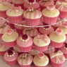 shabby chic wedding cupcake tower thumbnail