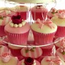 shabby chic wedding cupcake tower thumbnail