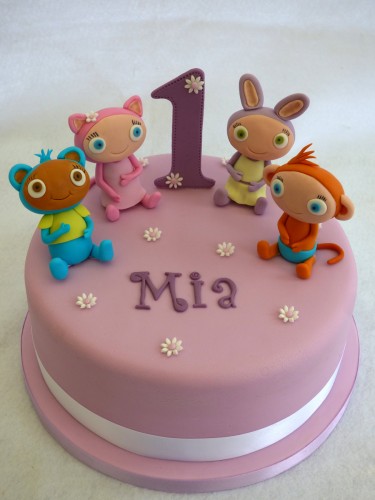 waybuloo characters novelty 1st birthday cake