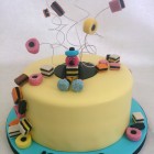 bertie basset themed birthday cake