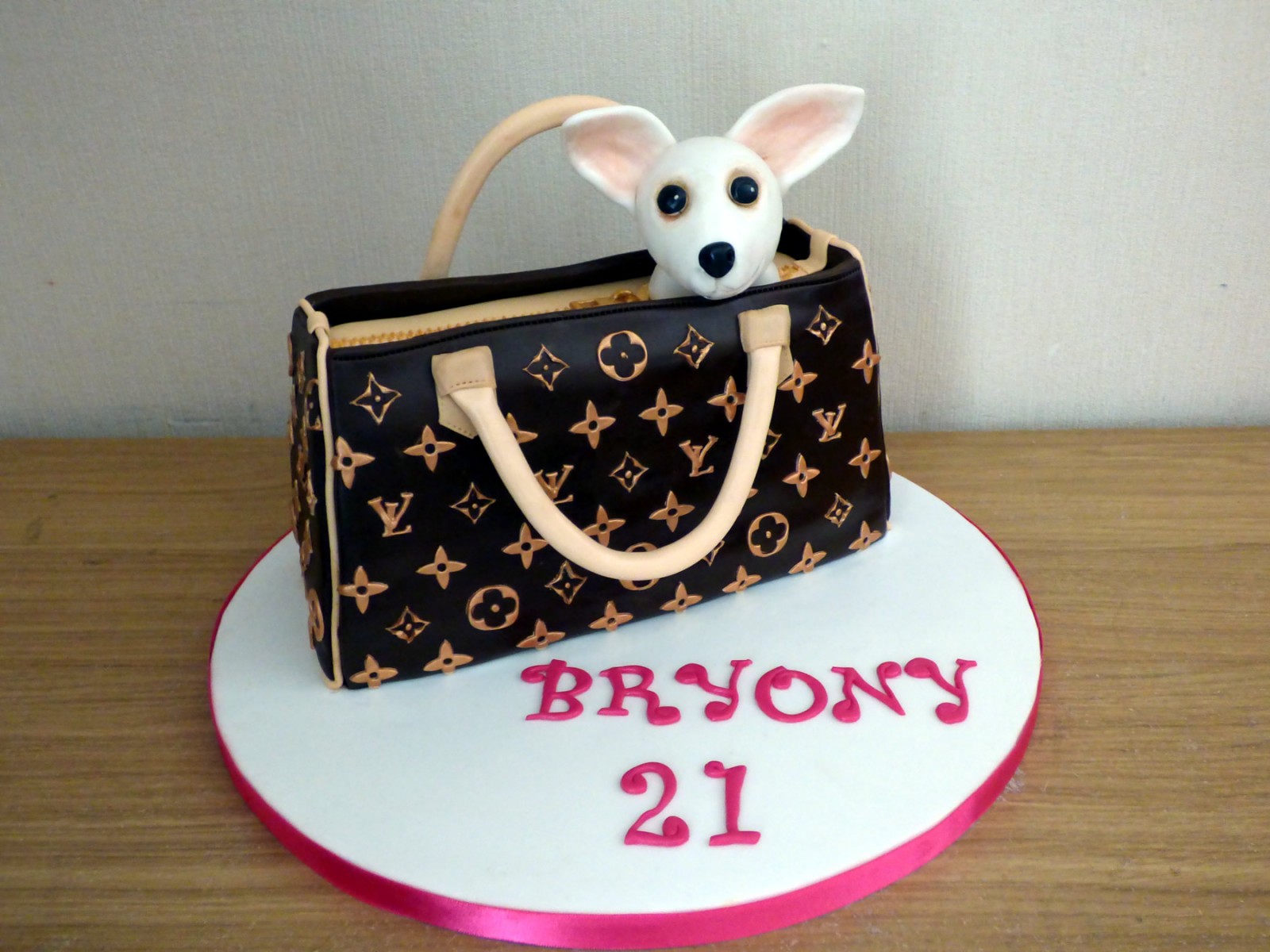 Chihuahua in a Louis Vuitton Hand Bag « Susie&#39;s Cakes
