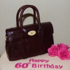 mulberry bayswater oxblood handbag birthday cake