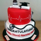 nurses, aduult nursing graduation cake