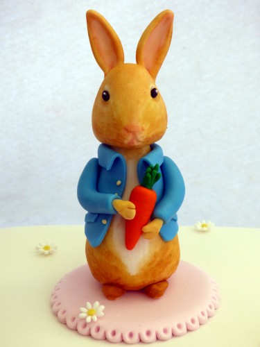 pretty peter rabbit birthday christening cake