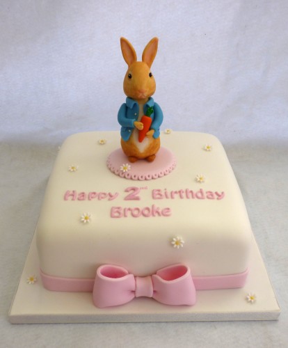 pretty peter rabbit birthday christening cake