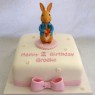 pretty peter rabbit birthday christening cake thumbnail