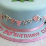 pretty vintage inspired birthday cake thumbnail