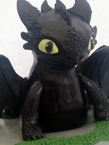 toothless dragon birthday cake