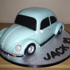 vw beetle birthday cake