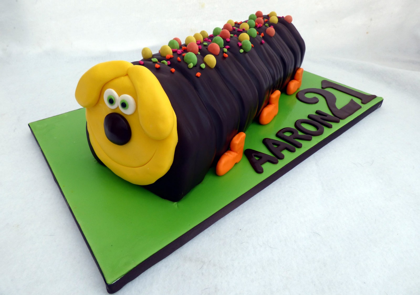 Asda Inspired 'Clyde the Caterpillar' Birthday Cake ...