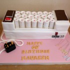 carmen heated rollers novelty birthday cake