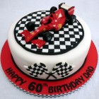 f1 ferrari birthday cake topper