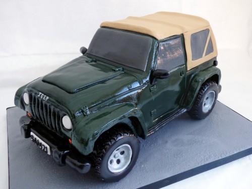 jeep wrangler birthday cake