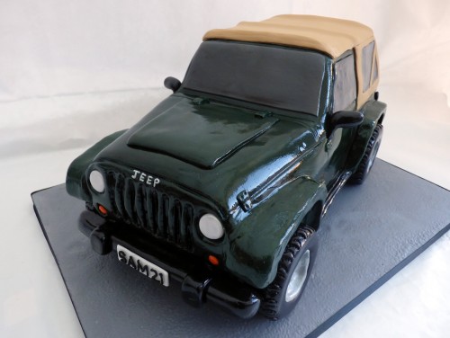 jeep wrangler birthday cake