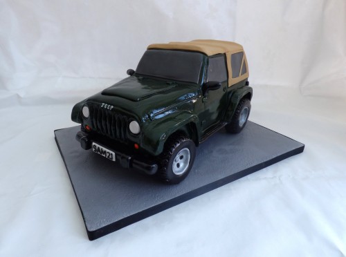 jeep wrangler birthday cake