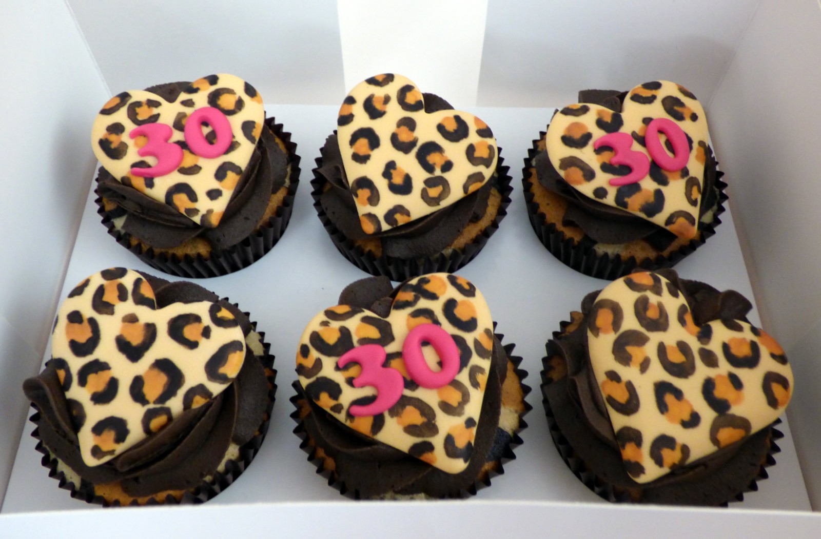 Cheetah Print Layer Cake - Classy Girl Cupcakes