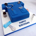 nurses tunic novelty birthday cake