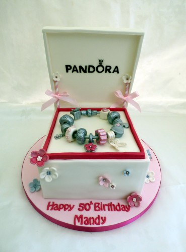 pandora gift box bracelet birthday cake