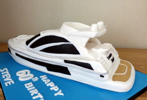 sunseeker predator yacht birthday cake poole