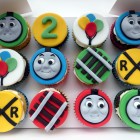 thomas the tank engine birthday cupcakes