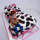 woody toy story 1st birthday cake