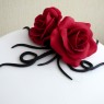 2-tier-black-and-red-rose-themed-wedding-cake-poole thumbnail